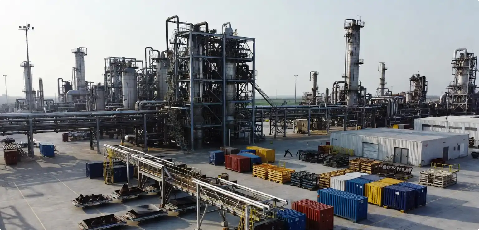 sistemas intralogisticos—industria petroquimica