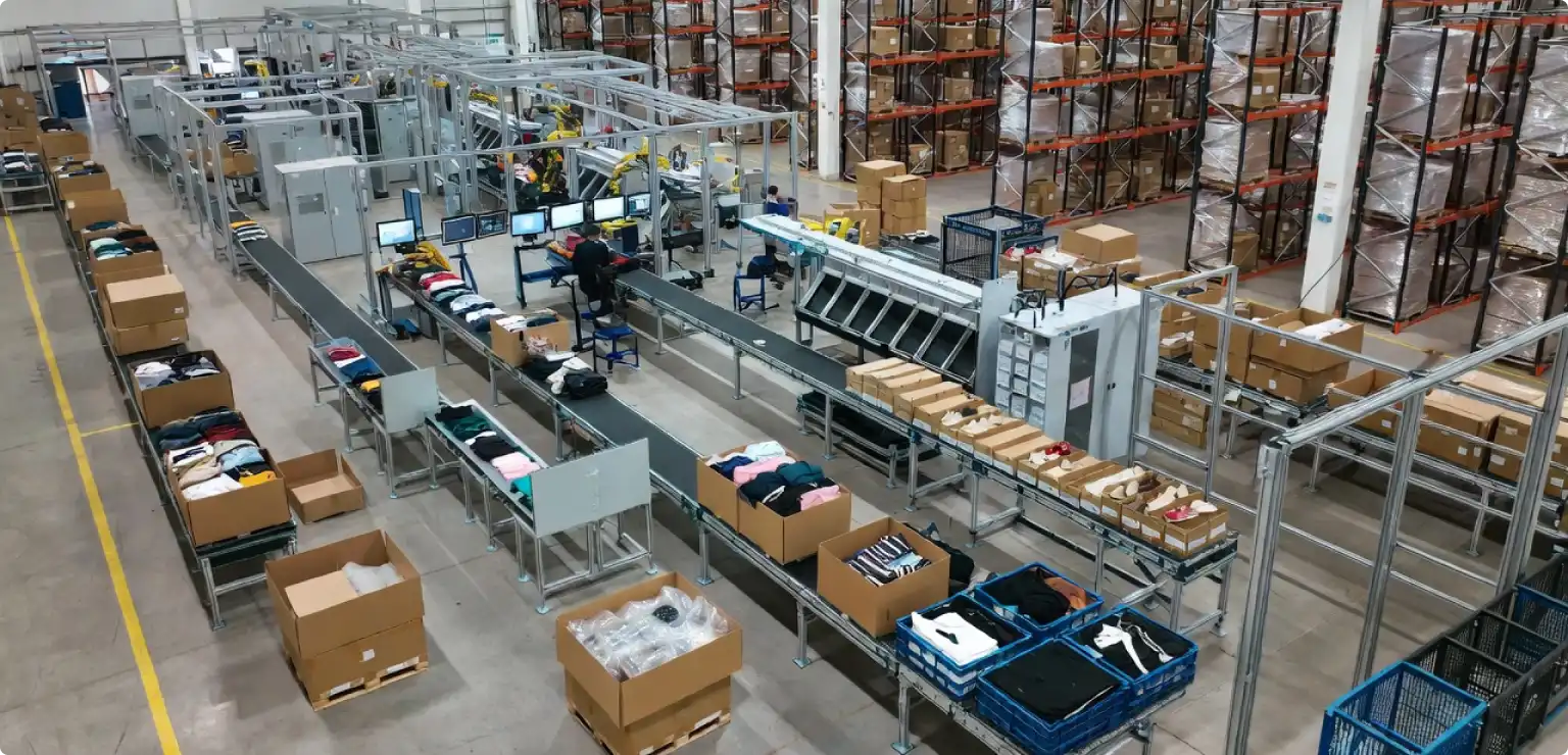 sistemas intralogisticos—industria textil y de calzado